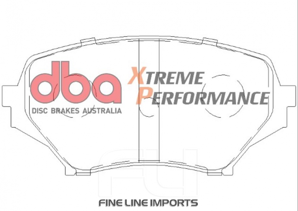 Brake Kit - 4000 Series T3 Slotted and Xtreme Performance Brake Pads (2x DBA42959S + DB2063XP)