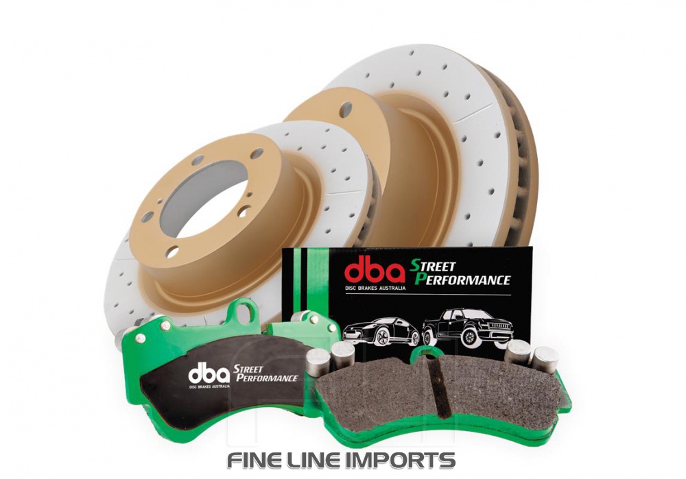 Brake Kit - Street Series X-GOLD and Street Performance Brake Pads (2x DBA2700X + DB2380SP)