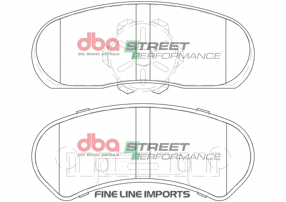 Brake Pads Street Performance | Front Axle