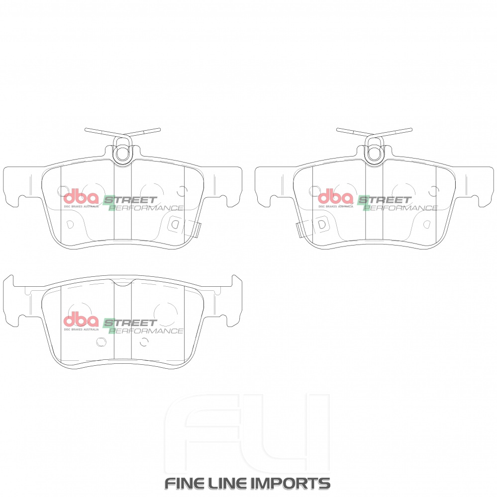 Brake Pads Street Performance | Rear Axle