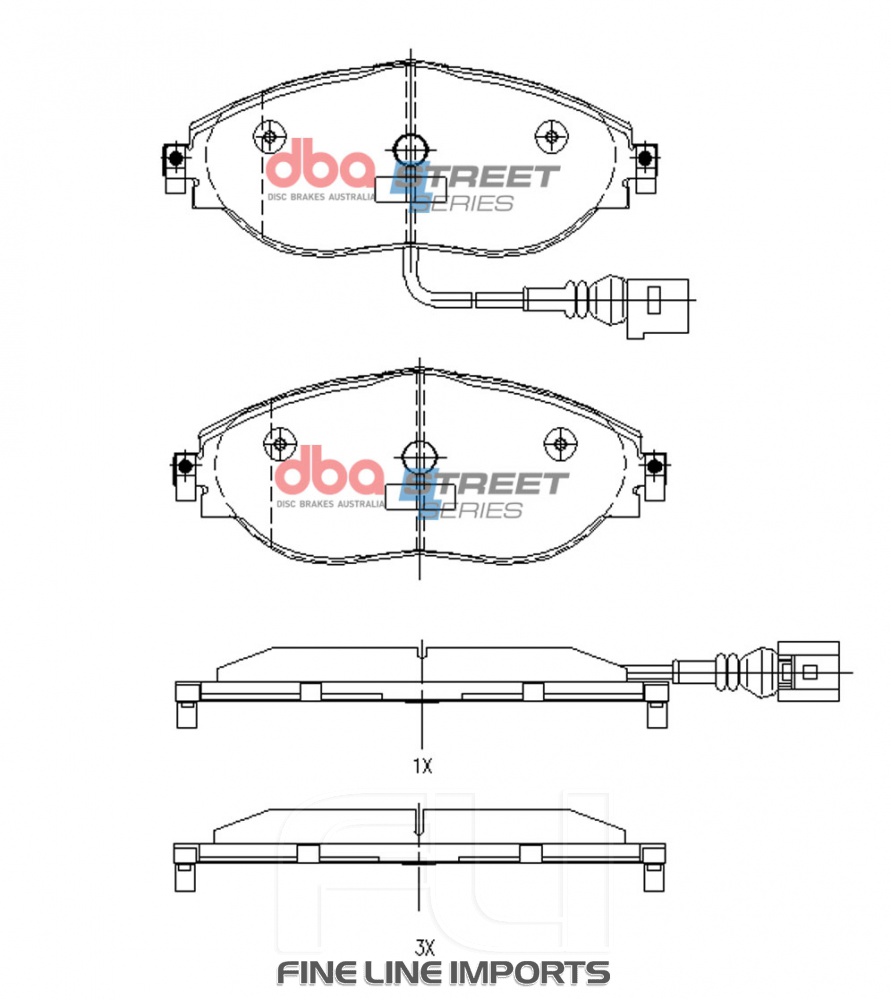 Brake Pads Street Series | Front Axle
