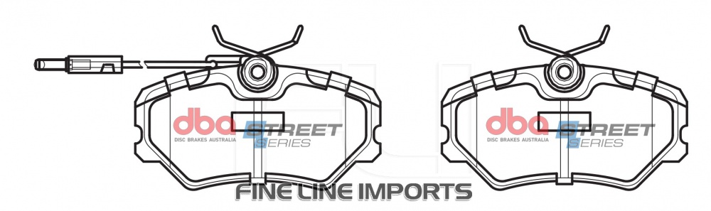 Brake Pads Street Series Ceramic | Front Axle