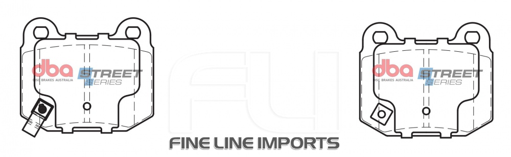 Brake Pads Street Series Ceramic | Rear Axle