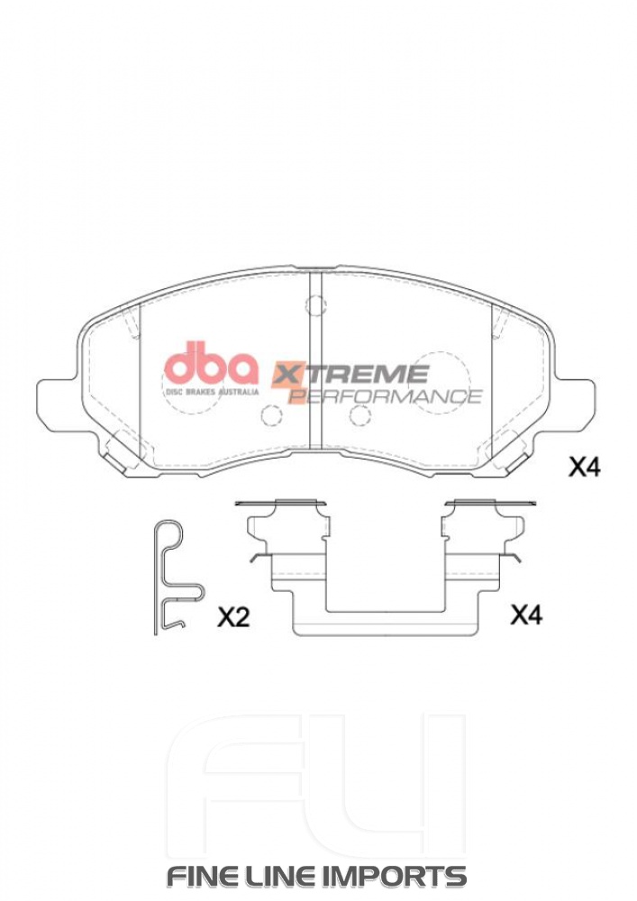 Brake Pads Xtreme Performance | Front Axle