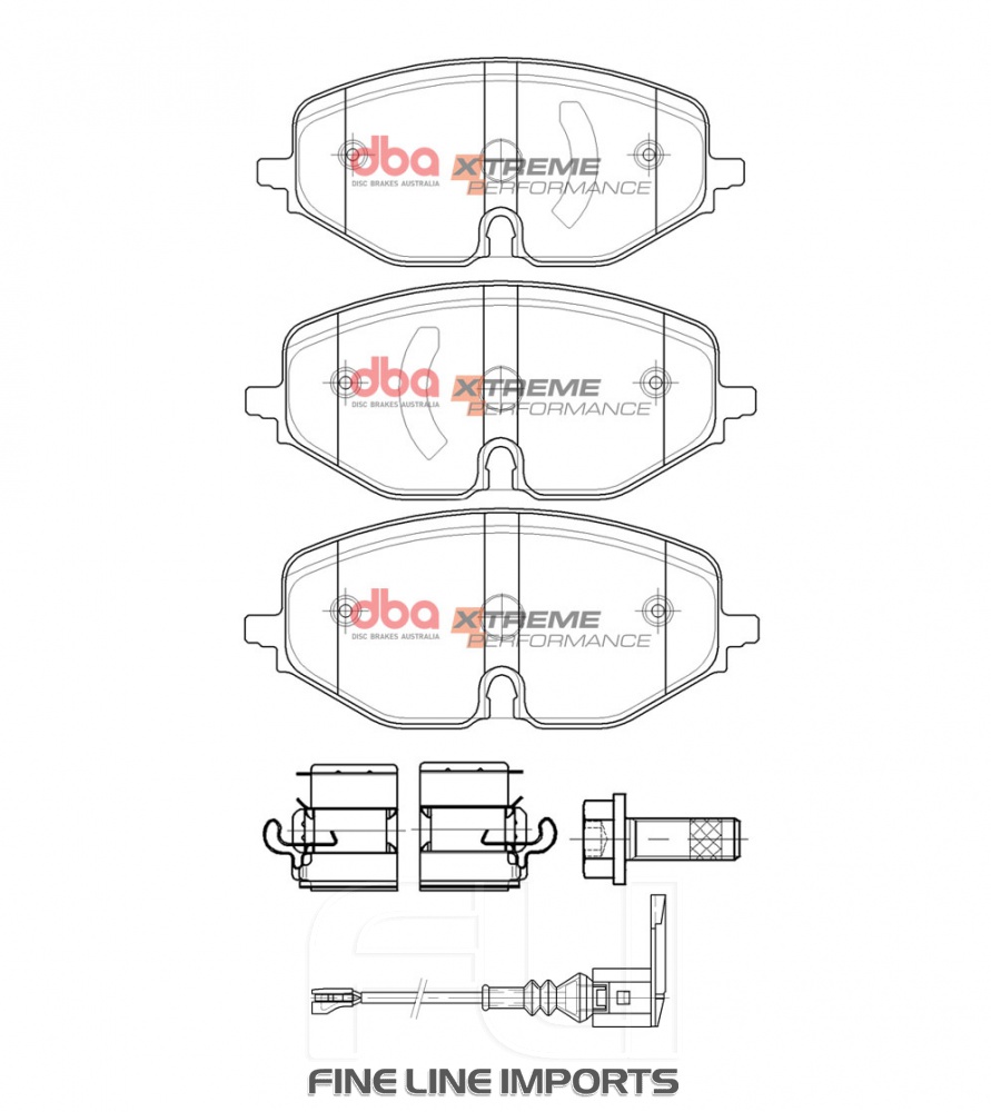 Brake Pads Xtreme Performance | Front Axle