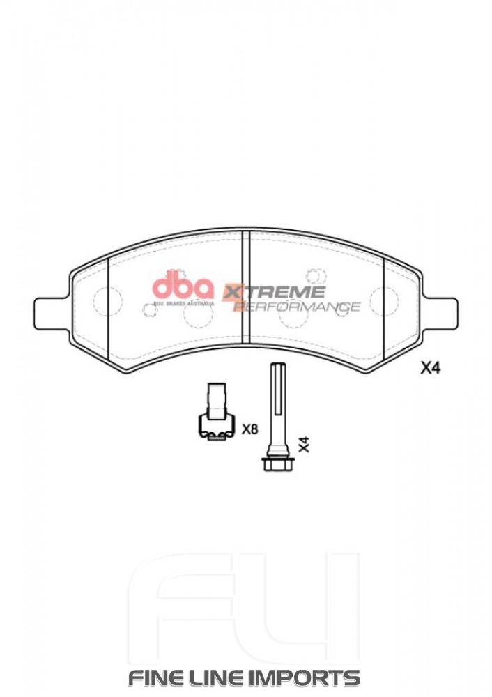 Brake Pads Xtreme Performance | Front Axle