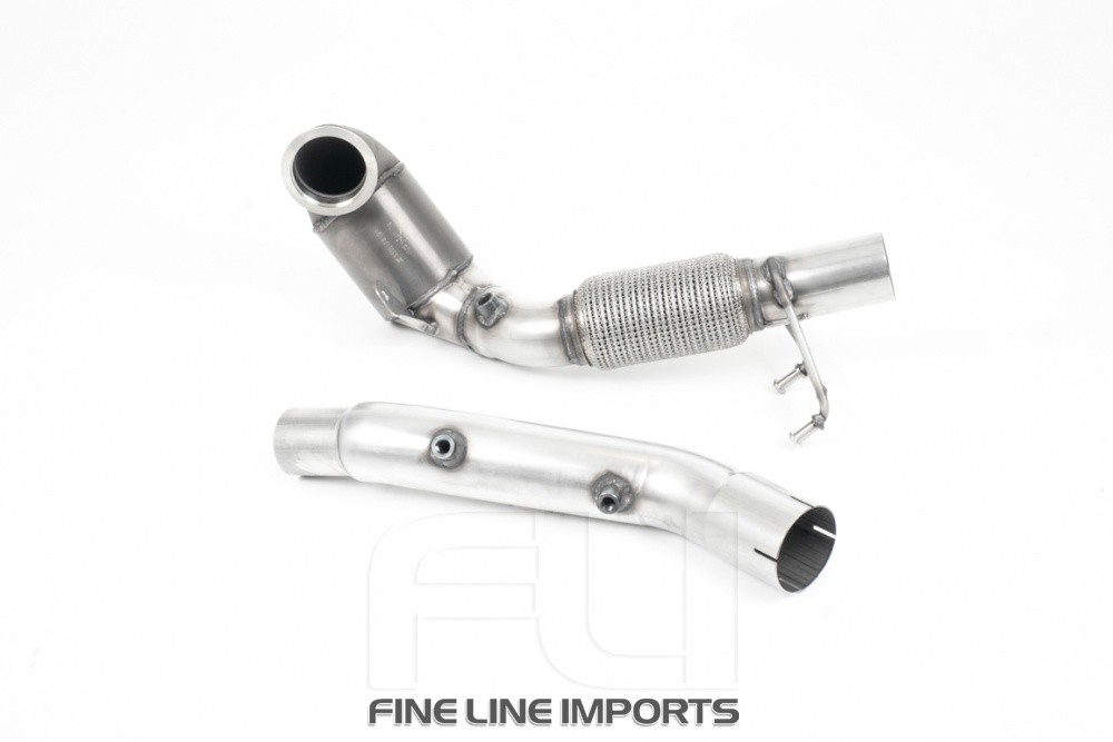 Cast Downpipe 200 cell RACE Cat with GPF/OPF Bypass