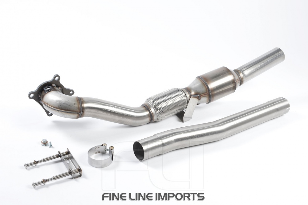 Cast Downpipe with HJS High Flow Sports Cat