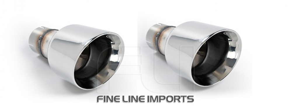 Cat-back Non-Resonated with GT-100 Polished Trims