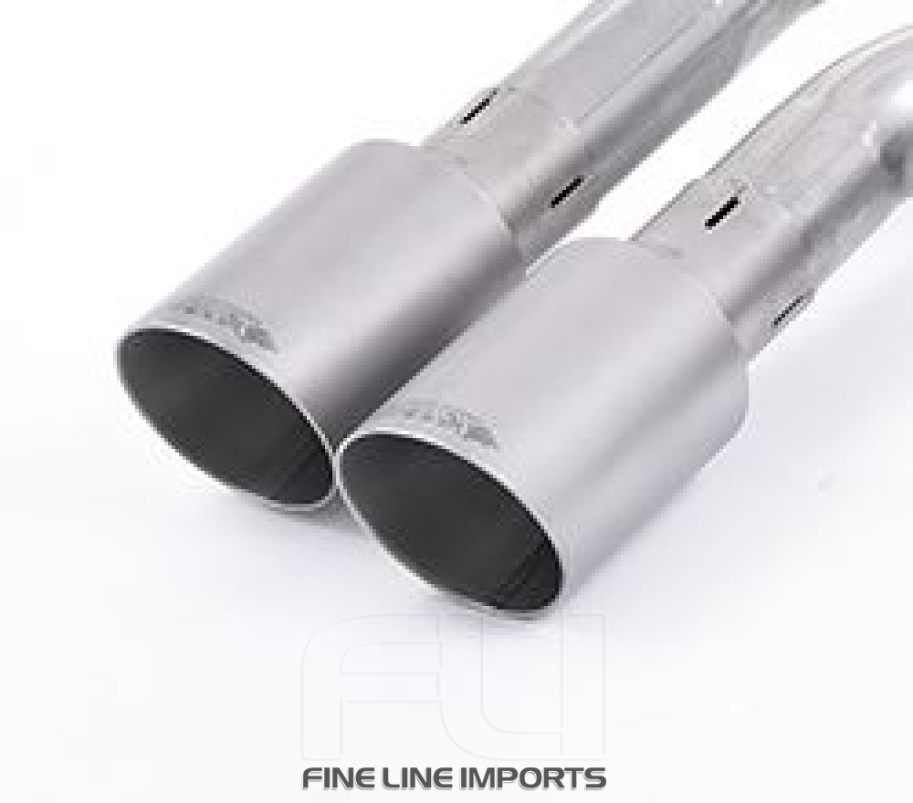 Catback -  Non-Resonated - GTD Twin Outlet Style with GT-80 Titanium 