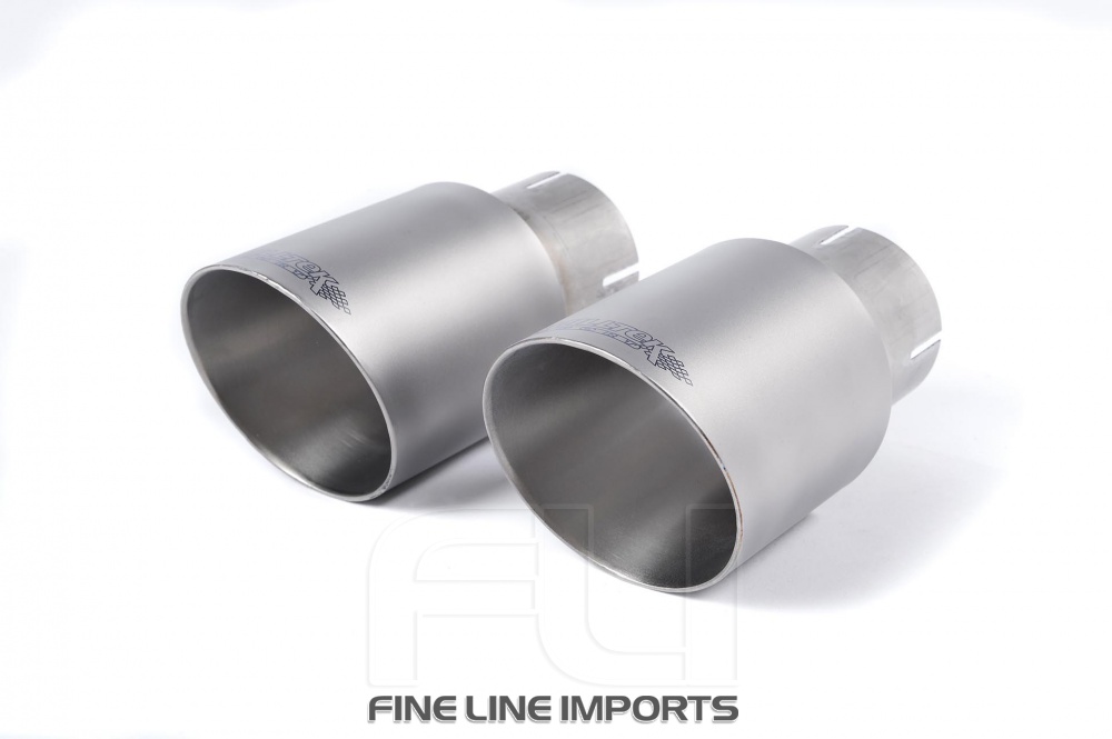 Catback -  Resonated ECE GTD Twin Outlet Style with GT-80 Titanium