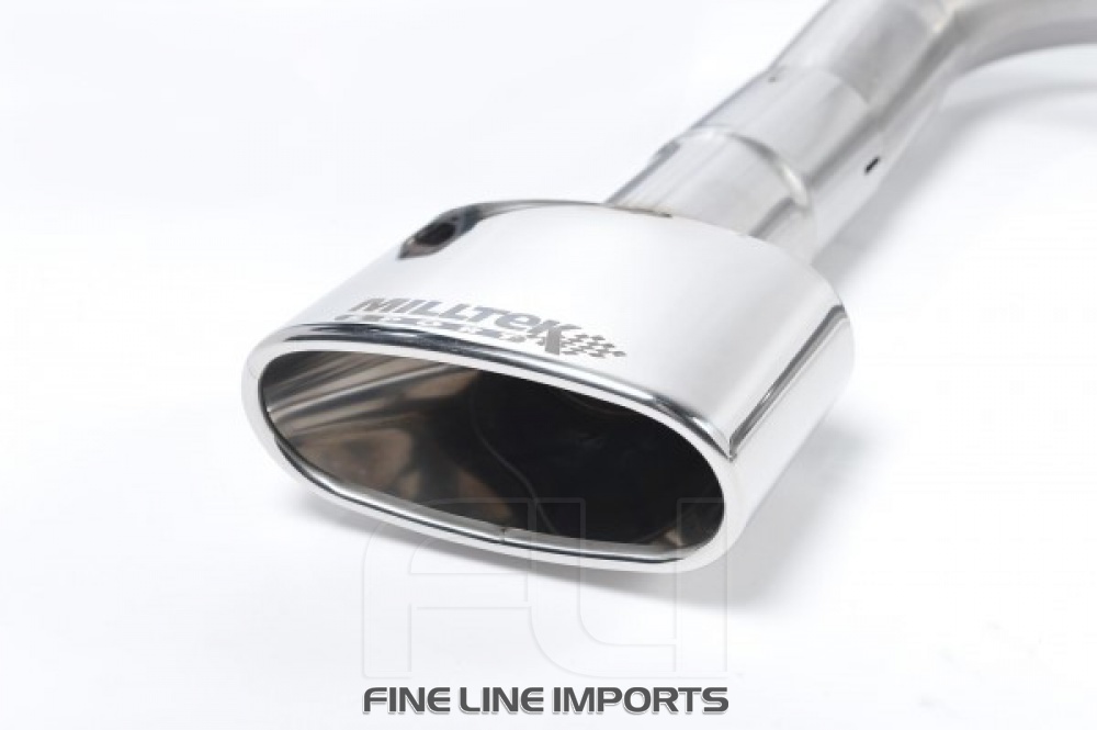 Catback - Non-Resonated (Luider) with Polished Oval Tip