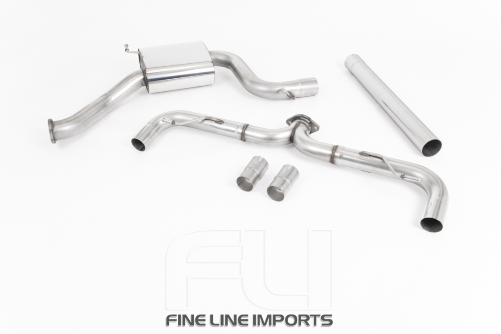 Catback - RACE - Non-Resonated with GT-100 Polished