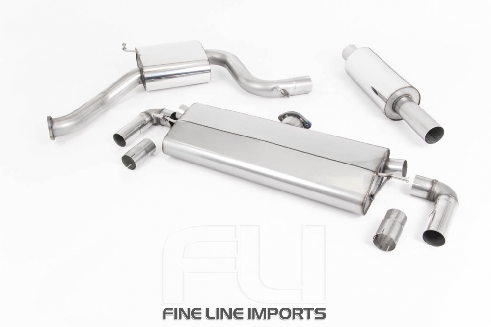 Catback - Resonated (ECE) with GT-100 Polished