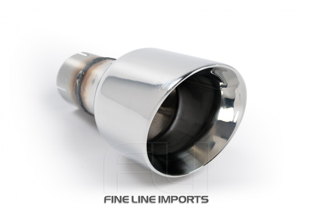 Catback - Resonated (ECE) with Quad GT-80 Polished