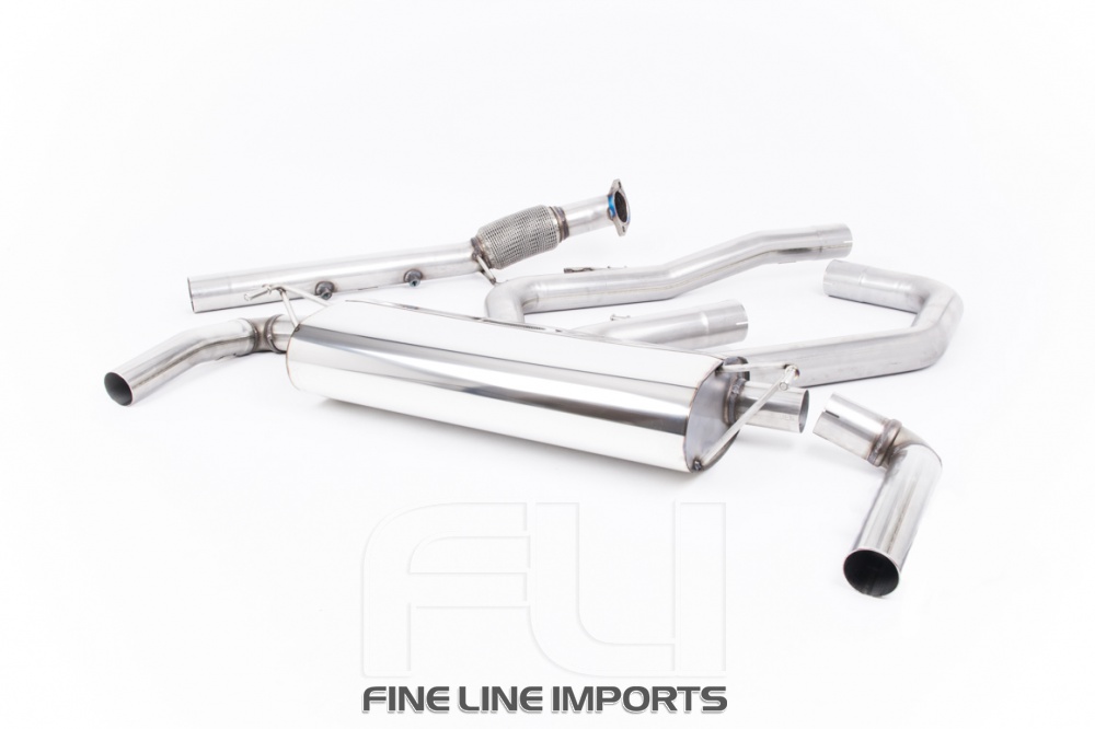 Catback GPF Delete Pipe with Dual GT-115 Titanium