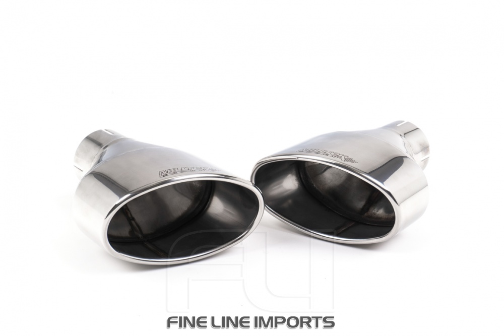 Catback Non-Resonated (louder) - Polished Oval Trims