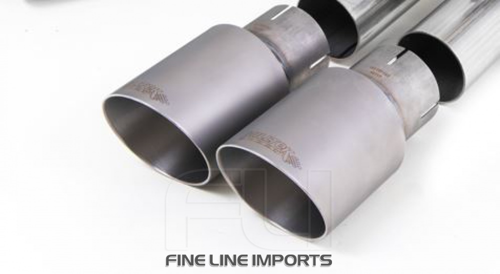 Catback Resonated ECE, Titanium GT90 Trims