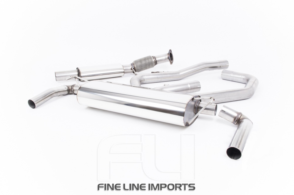 Catback Resonated (Zachter) with Dual GT-115 Polished