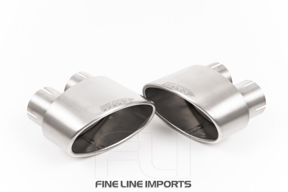 Catback Road+ - Titanium Oval Trims