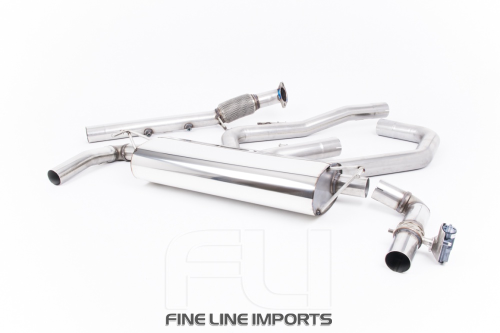 Catback with GPF Delete with Dual GT-115 Burnt Titanium