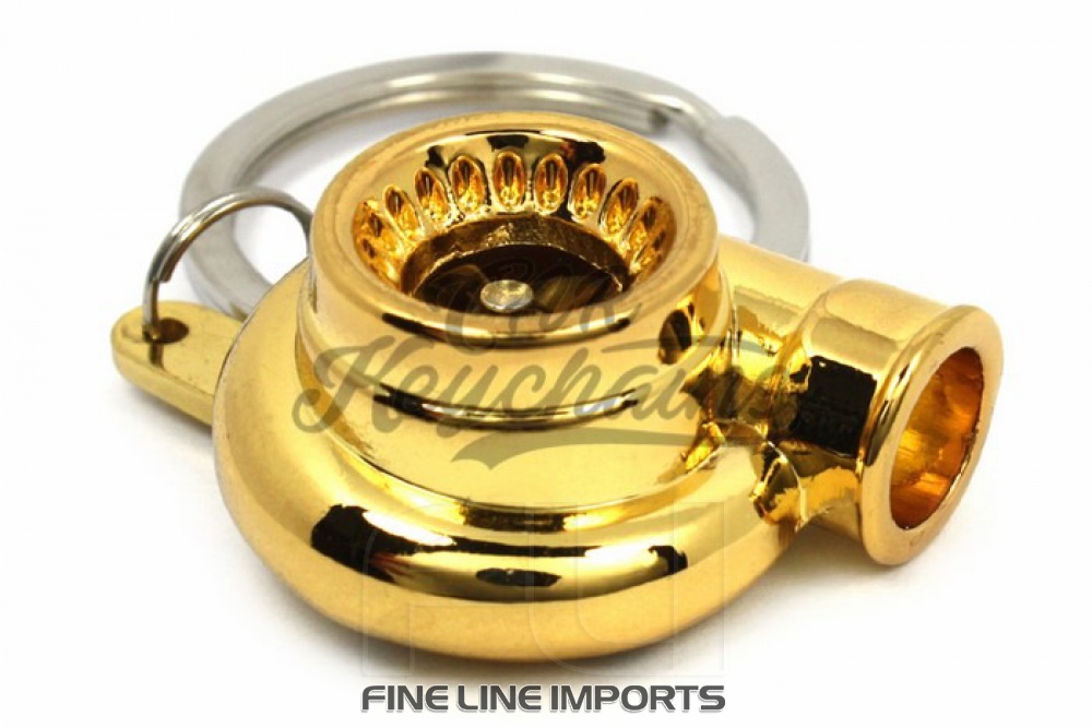 CK-BR001G Turbine keychain (gold)