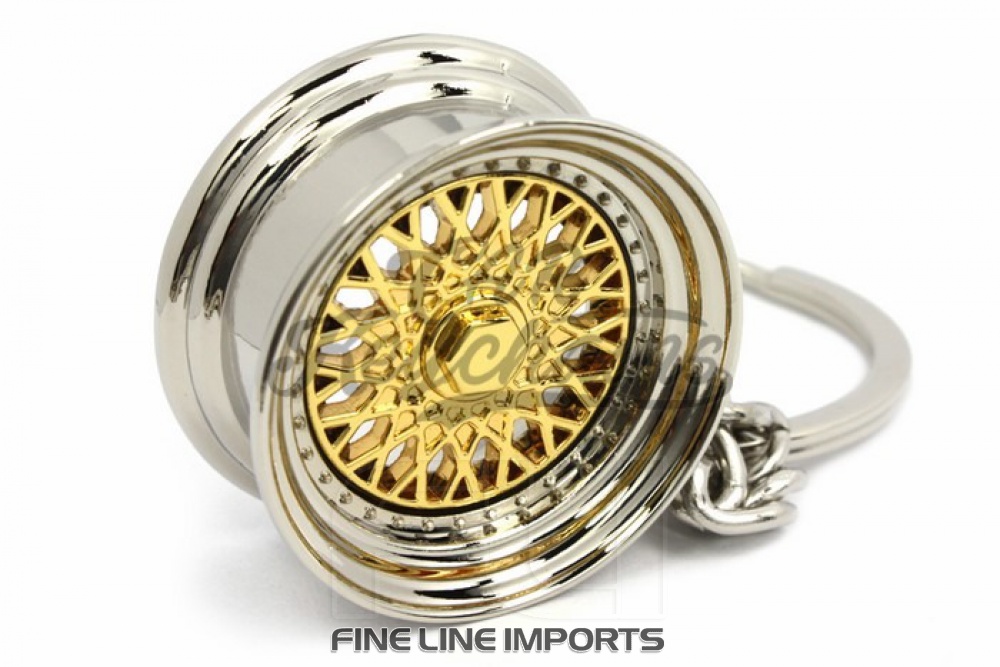 CK-BR050G RS wheel ver. 1 keychain (gold)