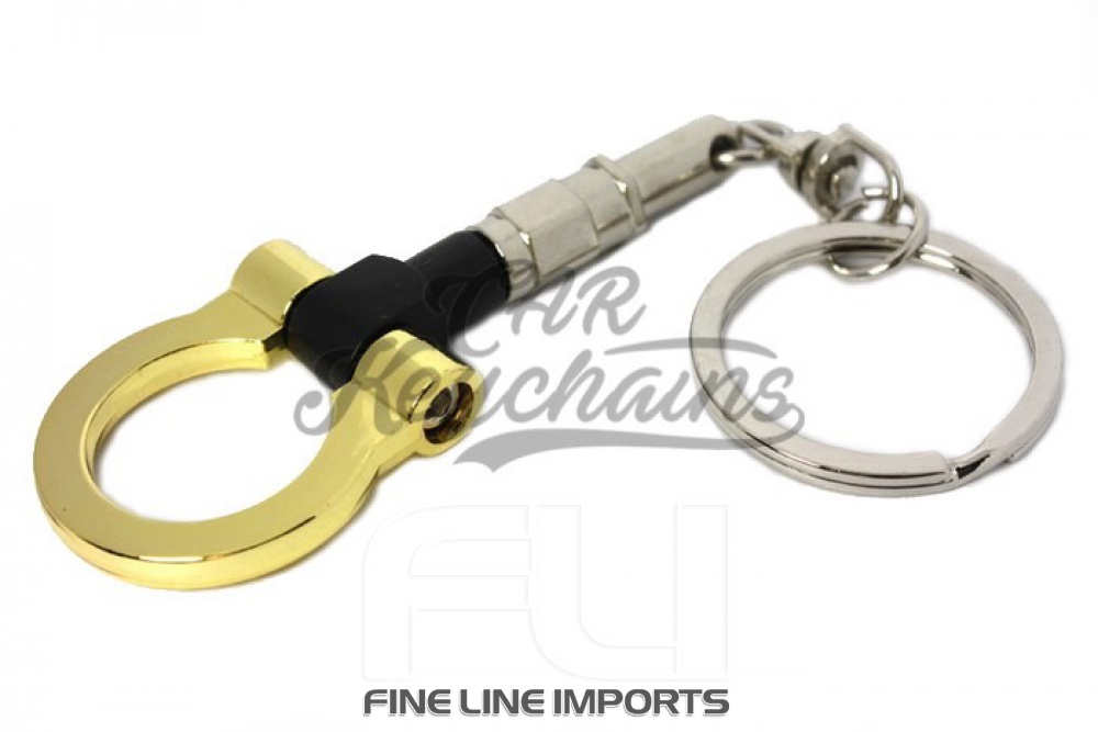 CK-BR200G Tow hook keychain (gold)