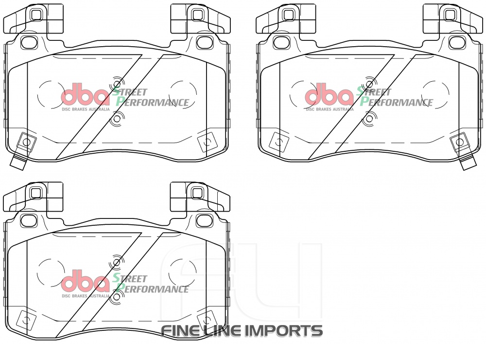 Brake Pads Street Performance | Front Axle