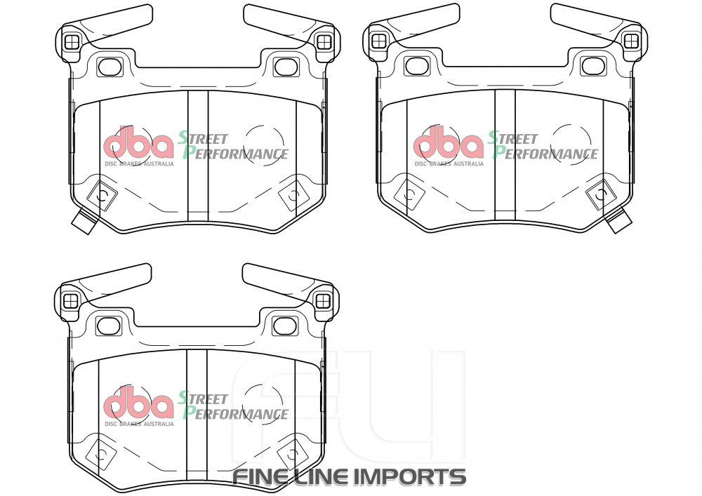 Brake Pads Street Performance | Rear Axle