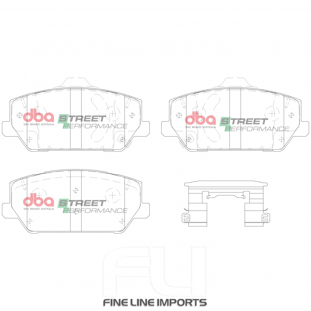 Brake Pads Street Performance | Front Axle