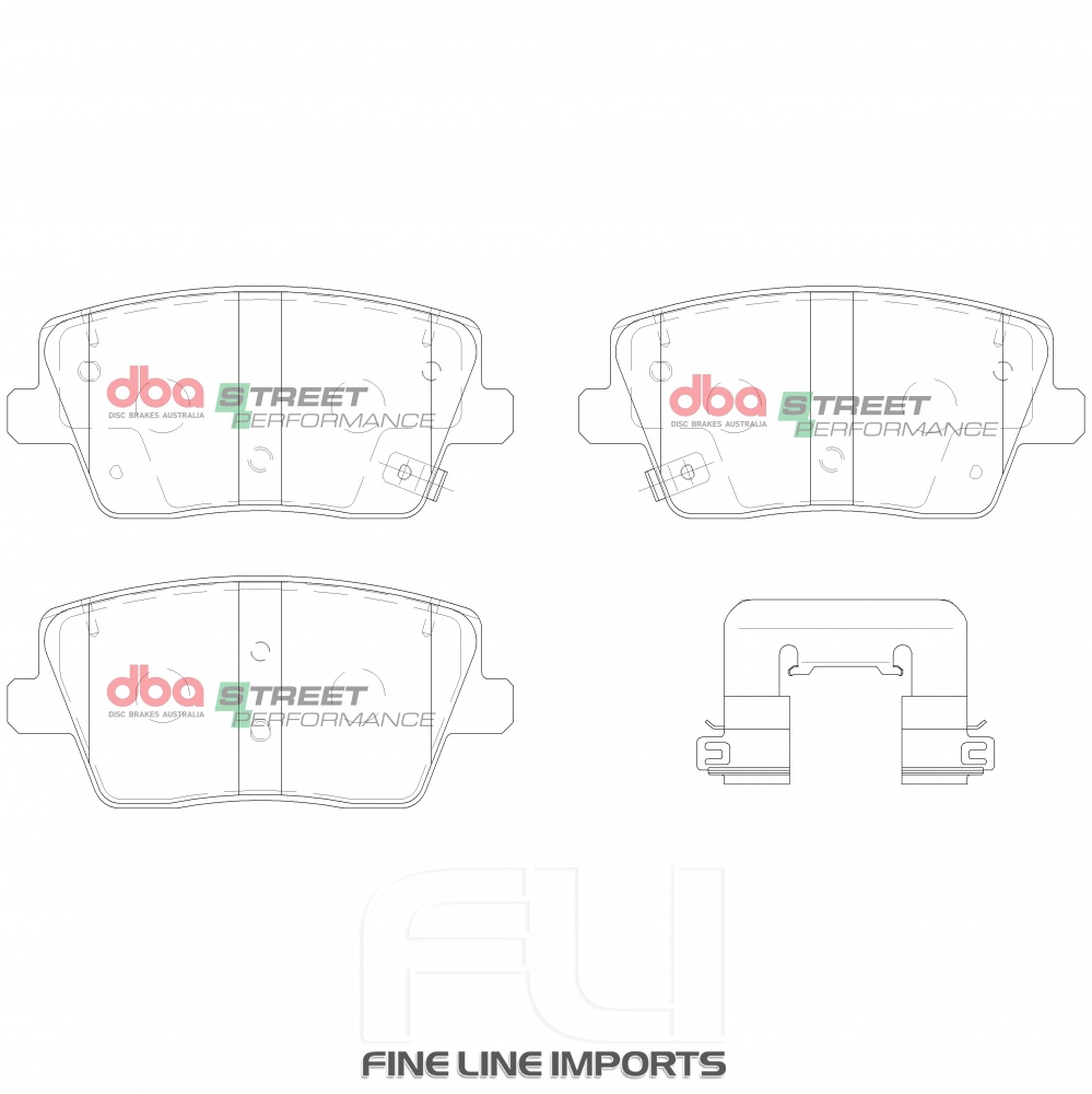 Brake Pads Street Performance | Rear Axle