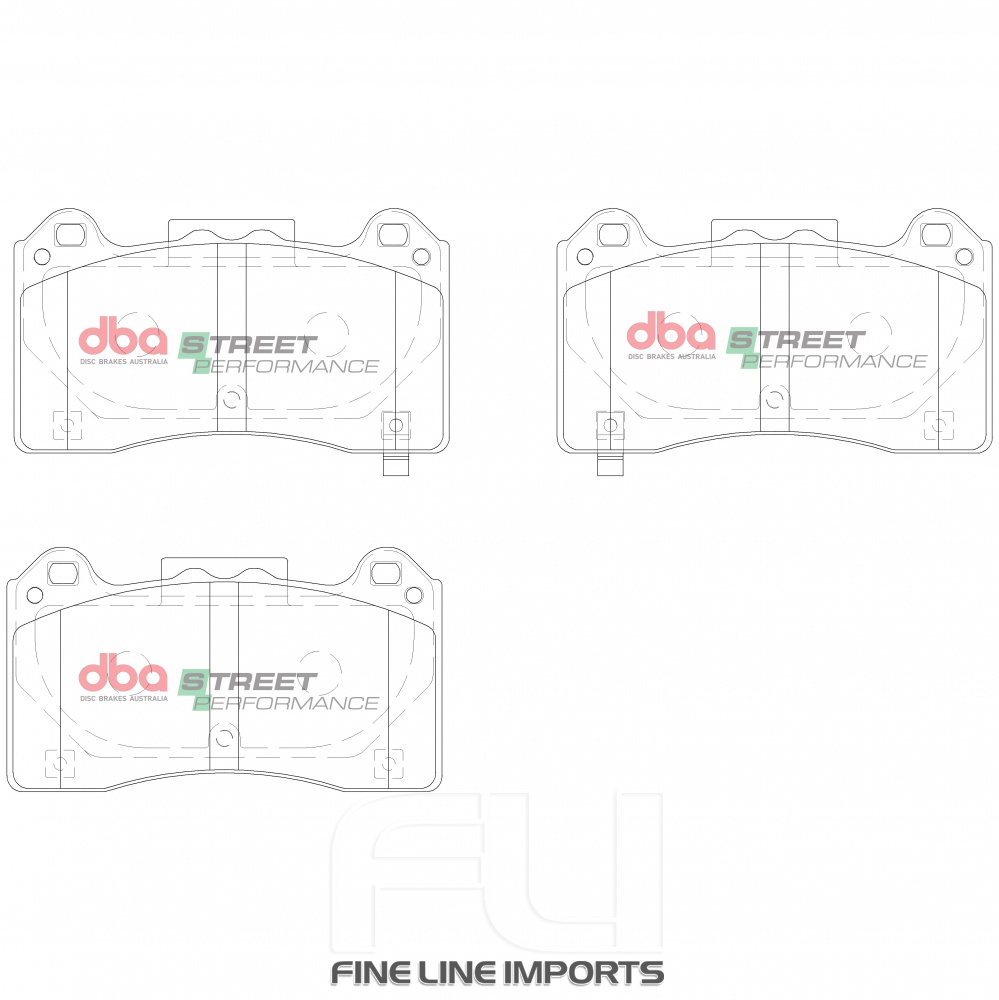 Brake Pads Street Performance | Front Axle