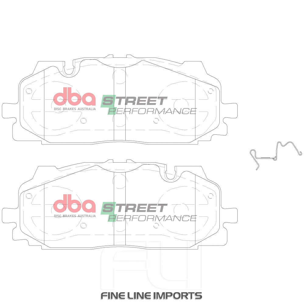 Brake Pads Street Performance | Front Axle
