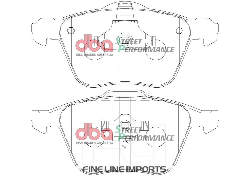 Brake Pads Street Performance | Front Axle