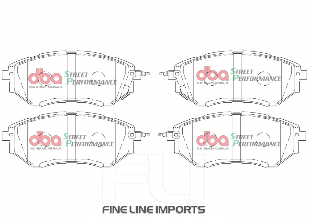 Brake Pads Street Performance | Front Axle