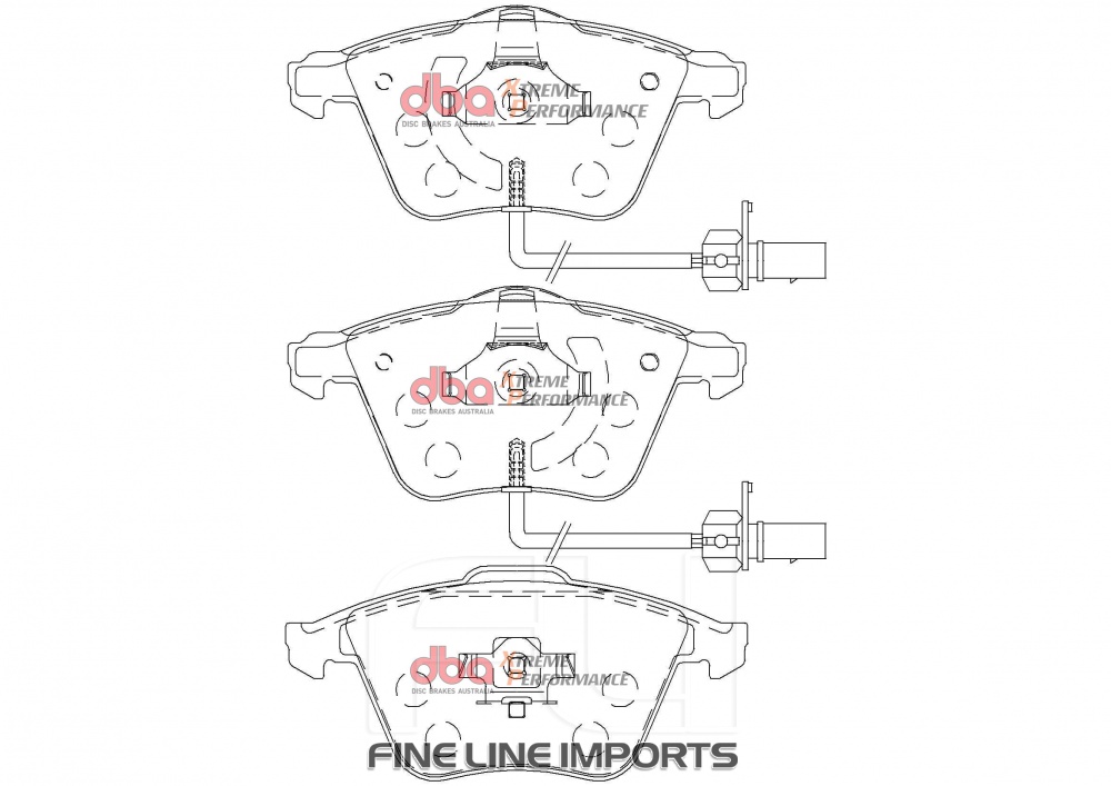 Brake Pads Xtreme Performance | Front Axle