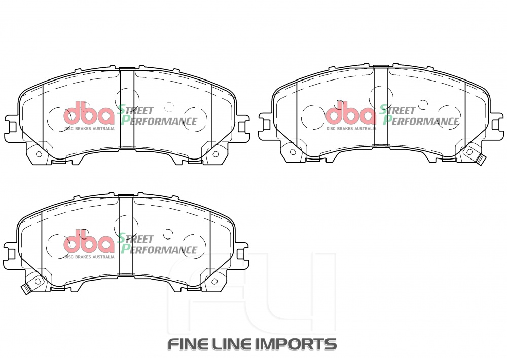Brake Pads Street Performance | Front Axle