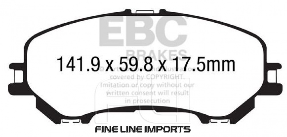 Brake Pads Xtreme Performance | Front Axle