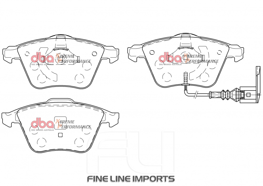 Brake Pads Xtreme Performance | Front Axle