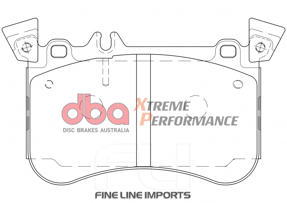DB9031XP - Brake Pads XP Type (Hawk: HB795x.618) - FRONT