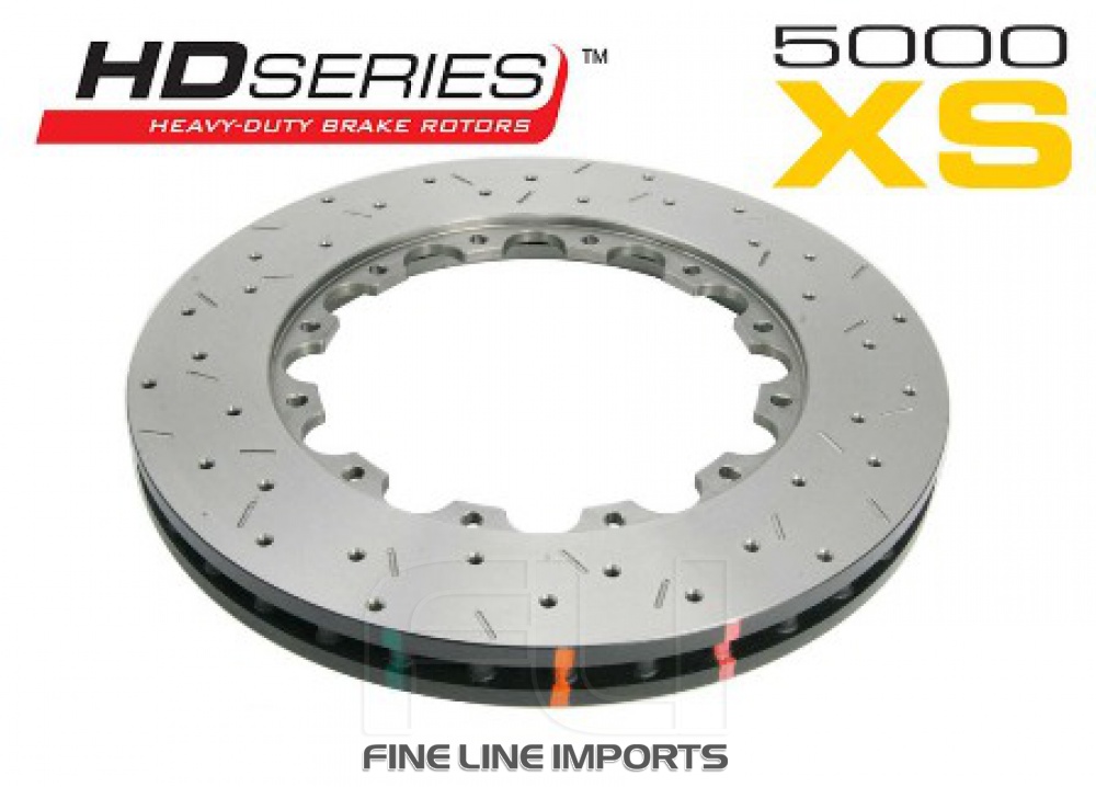 5000 series - Crossed Drilled and Slotted - Rotor Only