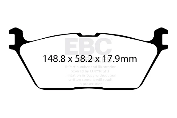 EBC Bluestuff Racing Remblokken DP53095