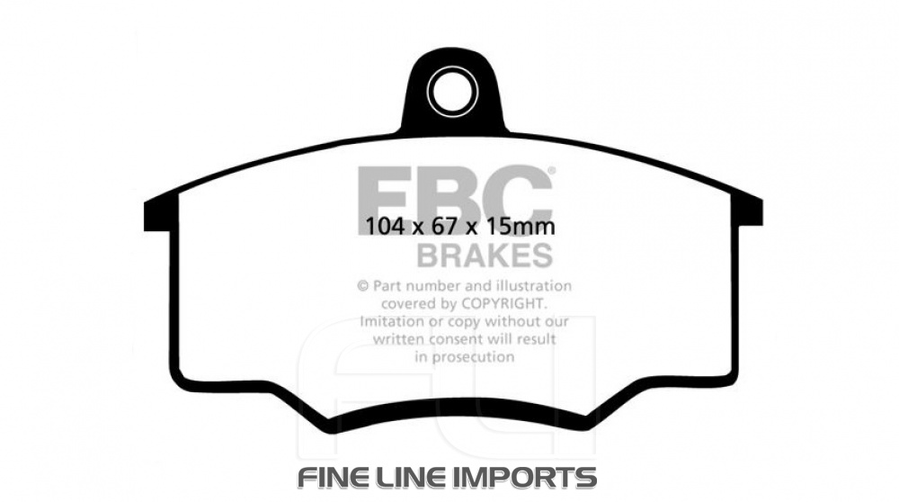 EBC DP2310_2 Greenstuff Remblokken