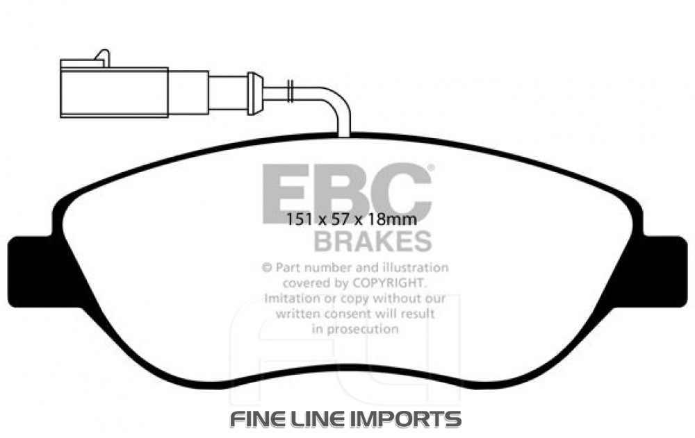 EBC DP41382_2 Yellowstuff Remblokken