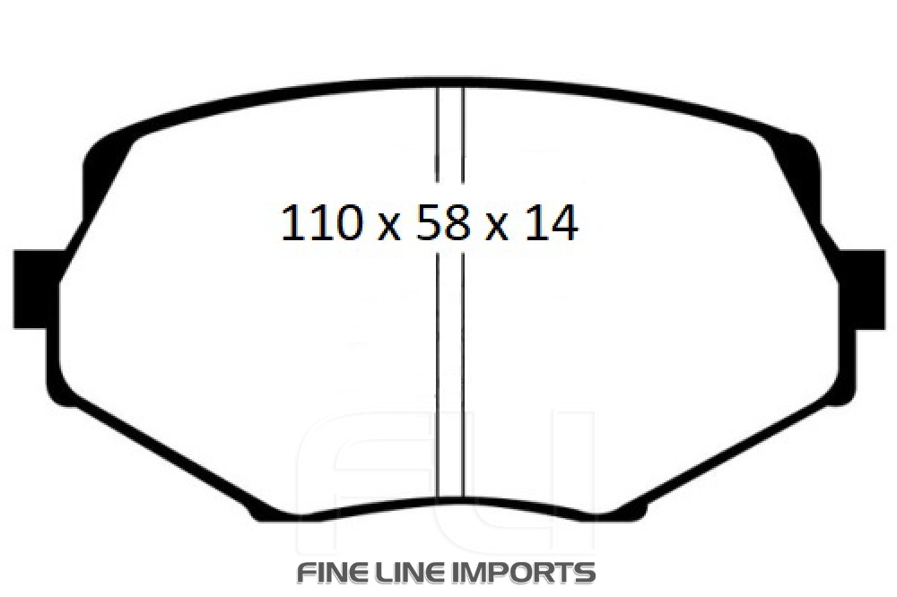 EBC DP51002 Bluestuff Racing Remblokken