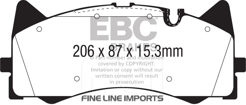 EBC DP52298 Bluestuff Racing Remblokken