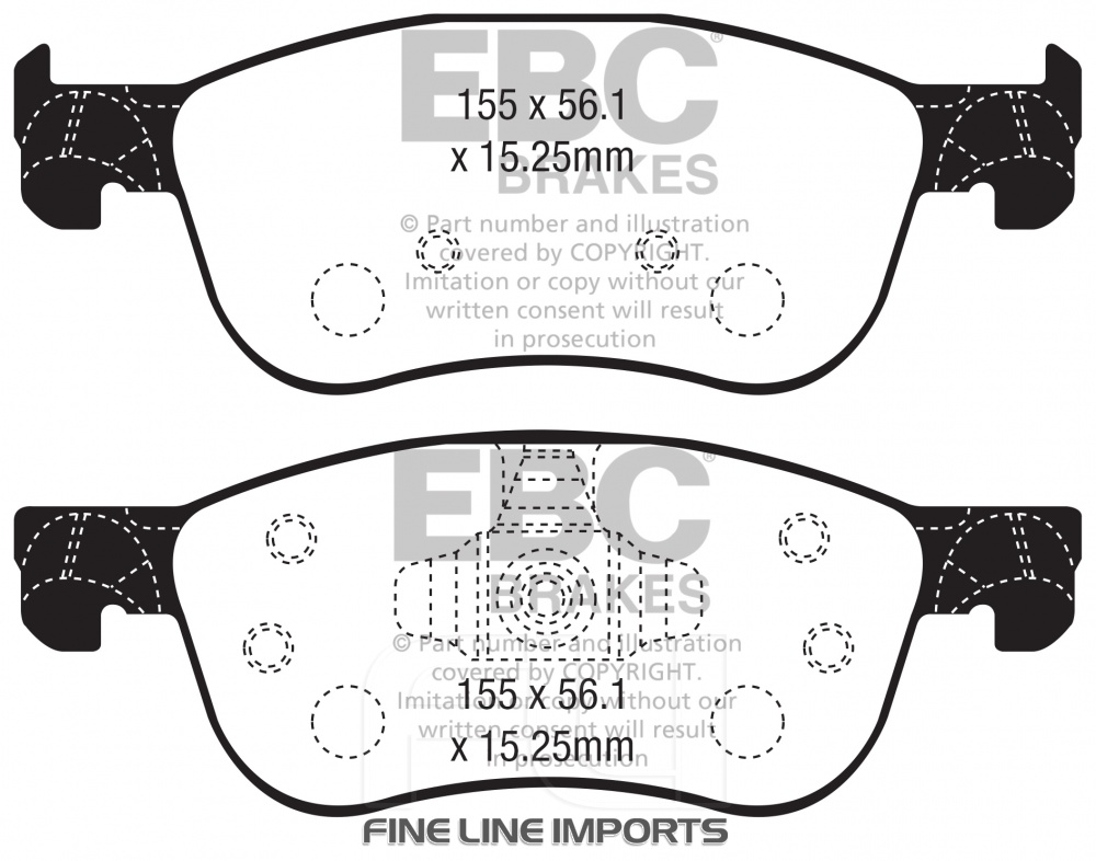 EBC DP52353 Bluestuff Racing Remblokken