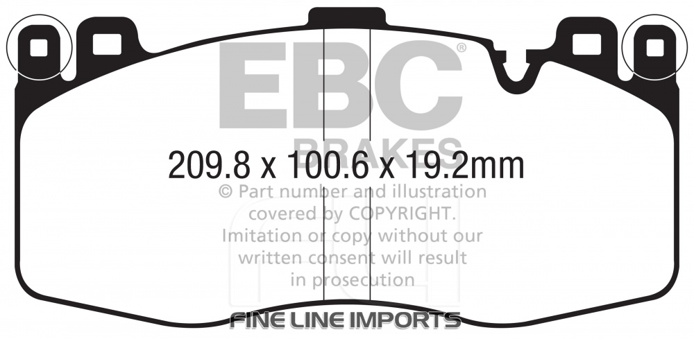 EBC DP52370 Bluestuff Racing Remblokken