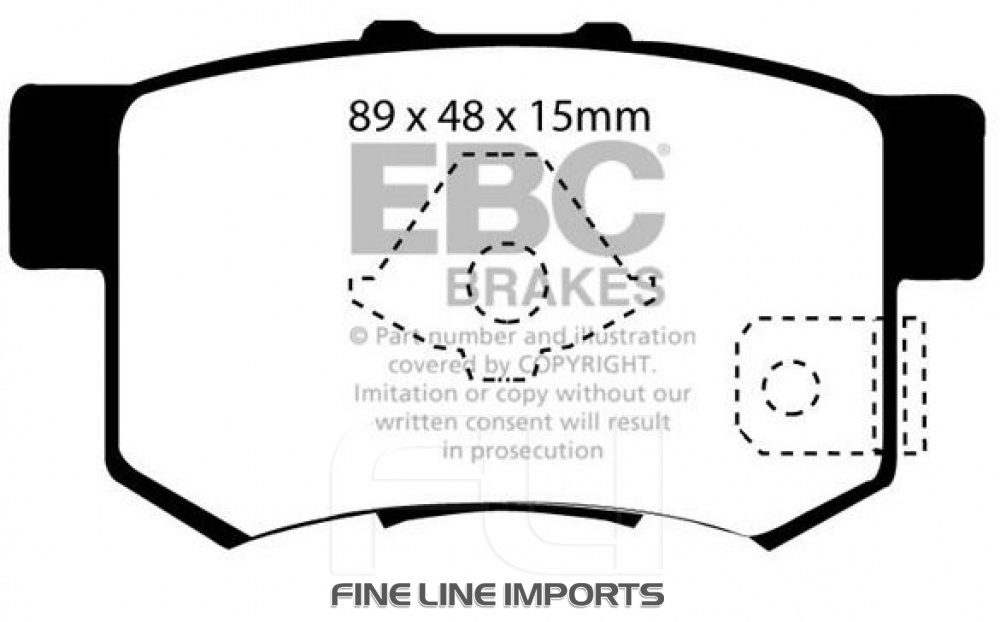 EBC DP61193_2 Greenstuff 4x4 Remblokken